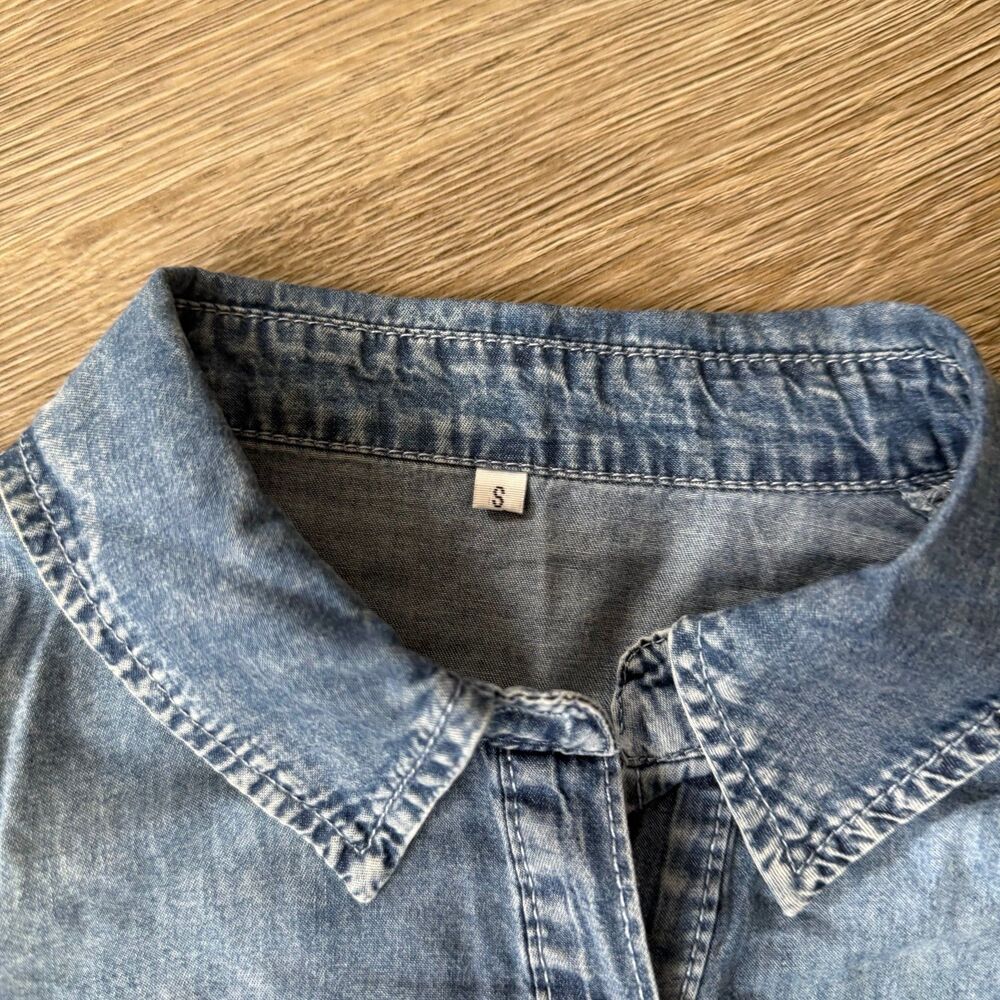 Boutique Denim Blue Dress - Picture 4 of 4